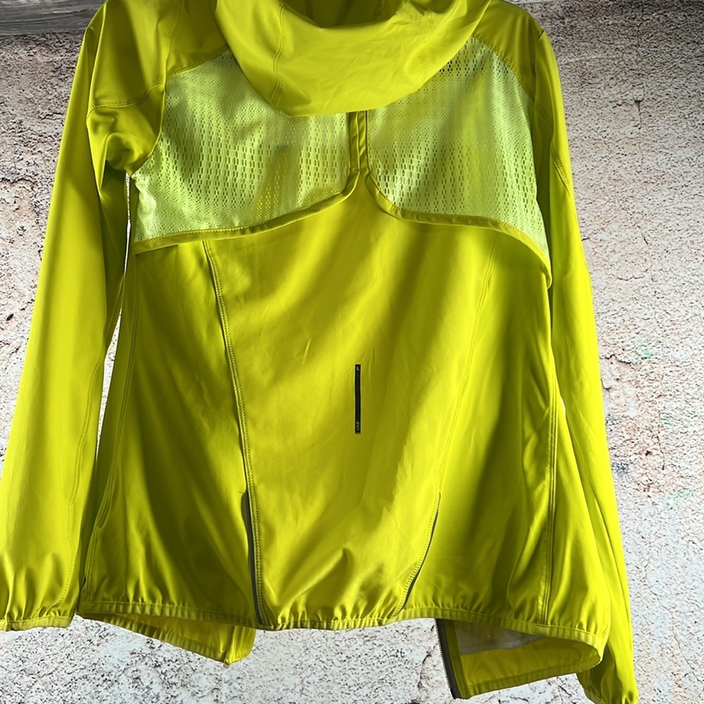Lole running coat Super bright running coat chartreuse/yellow small A629 - Picture 5 of 6